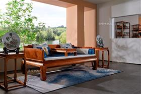 三屏風(fēng)獨板圍子羅漢床