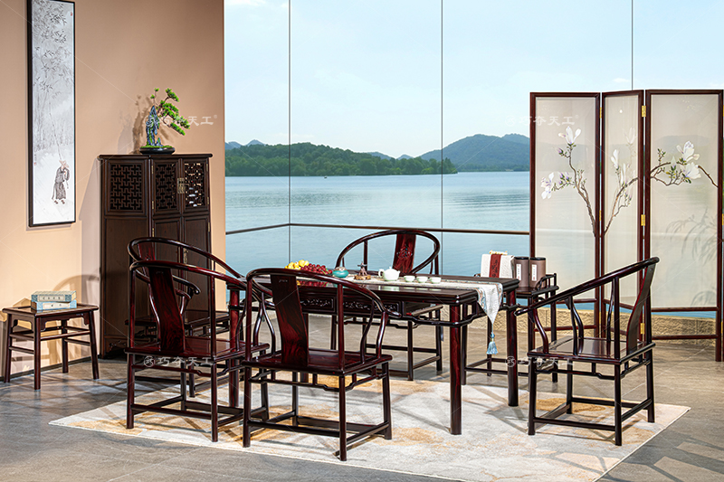 明式圓包圓茶臺