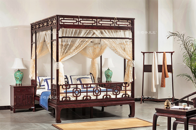 門(mén)圍子架子床